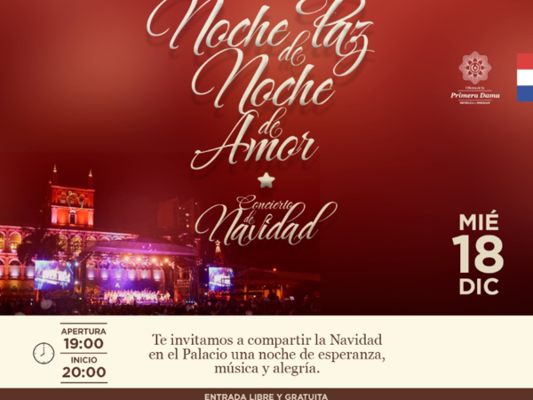 Invitan al concierto de navidad 'Noche de Paz, Noche de Amor'