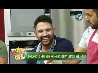 Hoy conocimos chipa guasu relleno