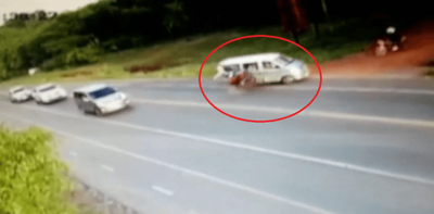 Giro indebido provoca grave accidente en Luque | Noticias Paraguay
