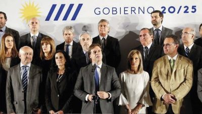 Lacalle Pou dio a conocer su gabinete