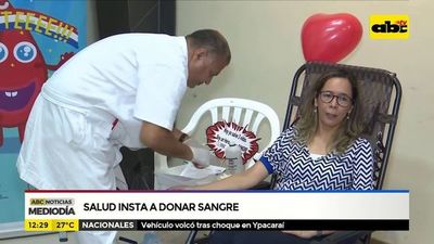 Salud insta a donar sangre - ABC Noticias - ABC Color