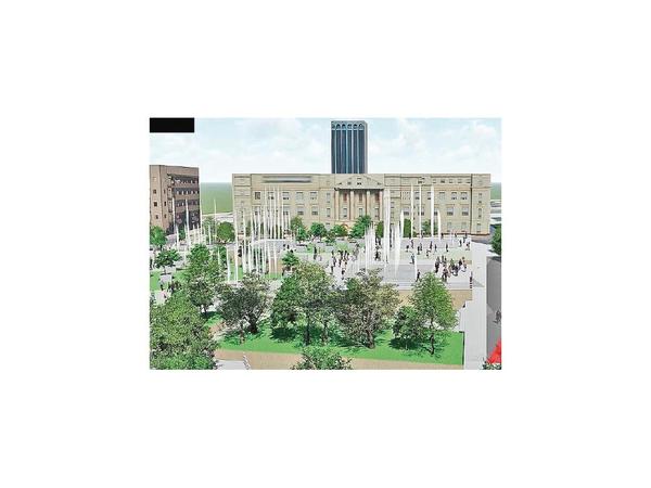 Presentan proyecto para devolver verde y belleza a la Plaza de la Democracia