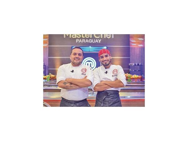 Julián y Rodrigo en la final de MasterChef Profesionales