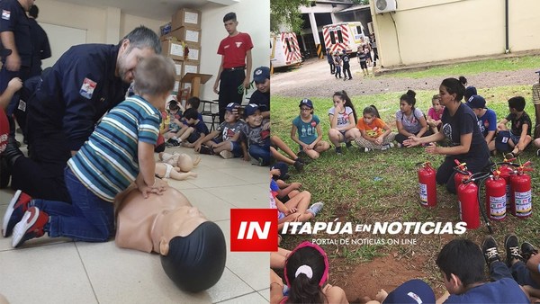 EXITOSA COLONIA DE VACACIONES DE LOS BOMBEROS DE ENCARNACIÓN