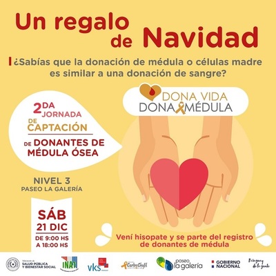 Inscribirte como donante de médula ósea puede ser ¡tu mejor regalo de Navidad! | .::Agencia IP::.