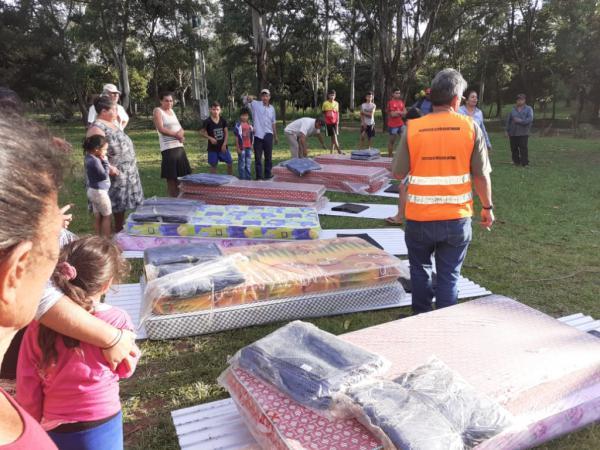 SEN asistió a familias afectadas por temporales en Canindeyú, Paraguarí y Cordillera | .::Agencia IP::.