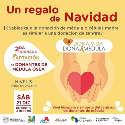 Donación de médula ósea puede ser ¡tu mejor regalo de Navidad!