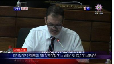 Aprueban intervención en Municipalidad de Lambaré | Noticias Paraguay