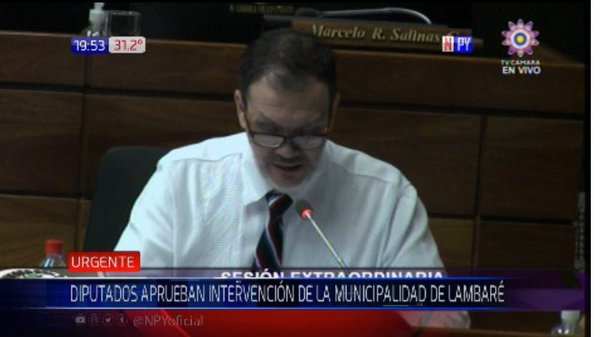 Aprueban intervención en Municipalidad de Lambaré | Noticias Paraguay
