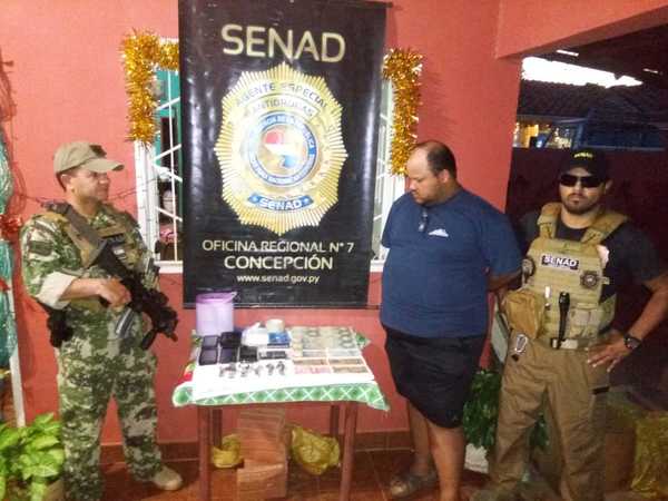Cae joven con cocaína en Concepción