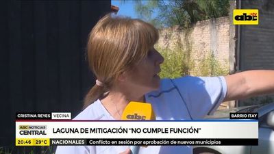 Laguna de mitigación “no comple función” - ABC Noticias - ABC Color