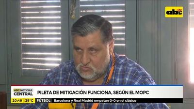 Pileta de mitigación funciona, según el MOPC - ABC Noticias - ABC Color
