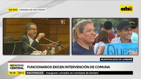 Debaten intervención de comuna Lambareña - ABC Noticias - ABC Color