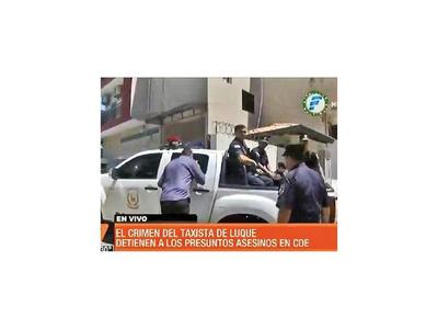Taxistas de Luque exigieron justicia para su compañero