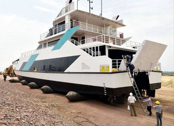 HOY / Ferry del Chaco realiza viaje experimental de Asunción a Villa Hayes