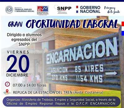 SNPP ORGANIZA FERIA DE OPORTUNIDAD LABORAL PARA SUS EGRESADOS