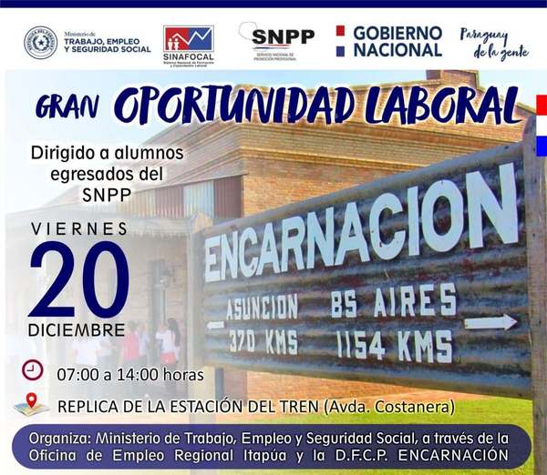 SNPP ORGANIZA FERIA DE OPORTUNIDAD LABORAL PARA SUS EGRESADOS