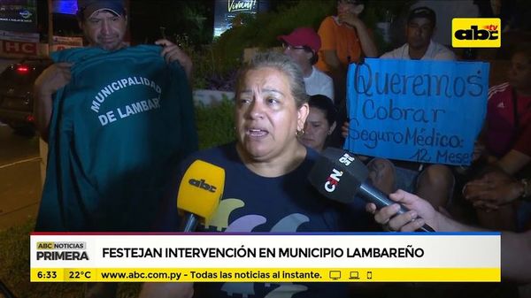 Festejan intervención en Municipio Lambareño - ABC Noticias - ABC Color