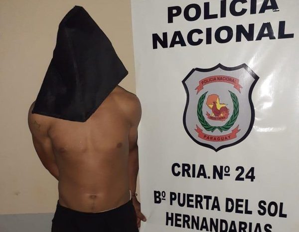 Detienen a ladrón en Hernandarias