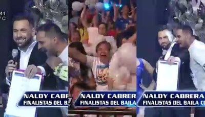 La emoción de Naldy tras consagrase finalista - Teleshow