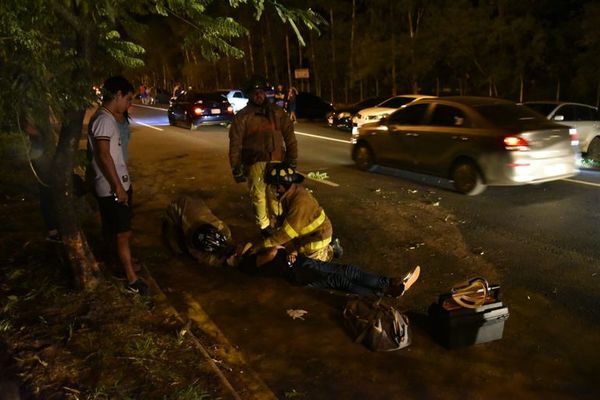 Joven resulta herido en supuestas carreras clandestinas en Luque - Nacionales - ABC Color