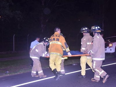 Joven quedó herido tras carrera clandestina