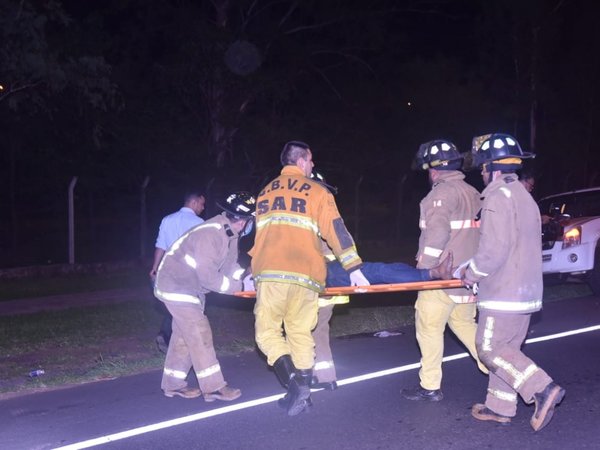 Joven quedó herido tras carrera clandestina