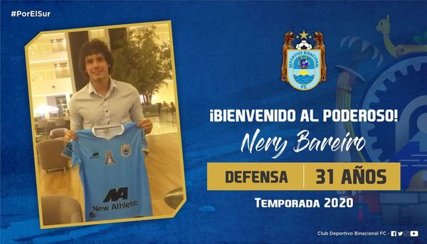 Binacional presenta a Nery Bareiro - Fútbol - ABC Color