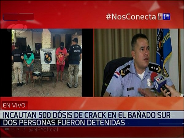 Incautan unas 500 dosis de crac en el Bañador Sur