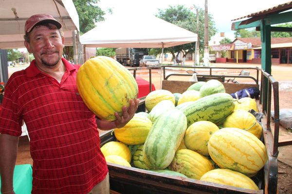 Sandía amarilla es la novedad en la Expo de Alto Paraná