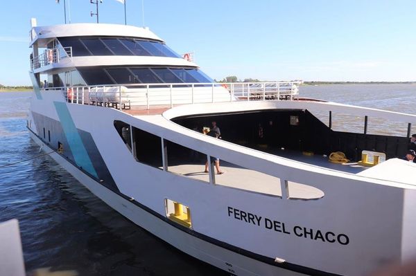 Ferry del Chaco estará en servicio a partir de enero | San Lorenzo Py