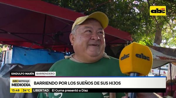 Barriendo por los sueños de sus hijos - ABC Noticias - ABC Color