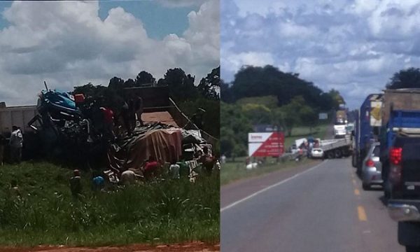 Choque entre camiones deja un fallecido