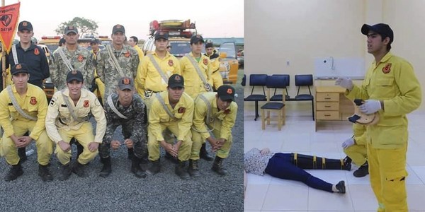 BOMBERO ENCARNACENO LLEGÓ AL ÚLTIMO TRAMO DE LA CAPACITACIÓN SAR