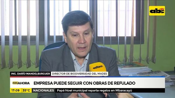 Empresa puede seguir con obras de refulado - ABC Noticias - ABC Color