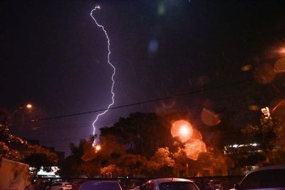 Casi el 70% del país está con amenaza de tormentas severas - Nacionales - ABC Color