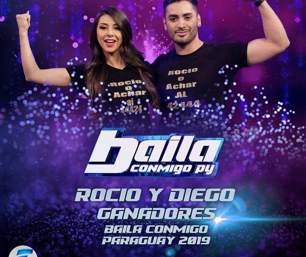 Rocío Adorno y Diego Achar son los campeones del Baila