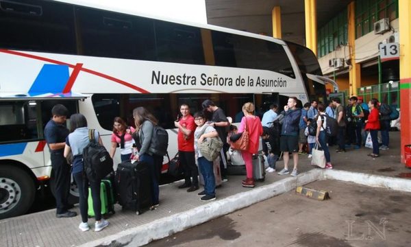 Liberan horarios de buses por fiesta de fin de año