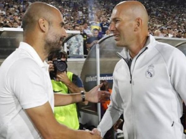 Zidane devuelve elogios a Guardiola: "Es el mejor entrenador del mundo"