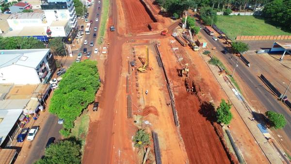 Obras del Multiviaducto de Ciudad del Este presentan sostenido avance | .::Agencia IP::.