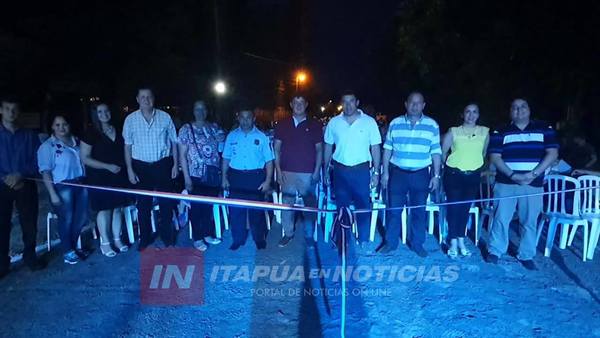 SAN COSME: TRES KILÓMETROS DE EMPEDRADO FUERON INAUGURADOS EN CALLE 5