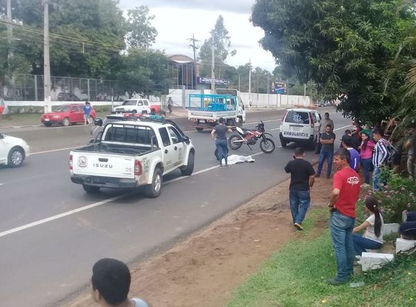 Mujer de 77 años muere al ser atropellada en Capiatá - Nacionales - ABC Color