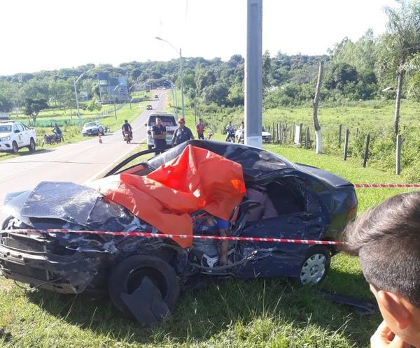 Padre y mellizos fallecen en accidente de tránsito en Acahay - Nacionales - ABC Color
