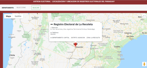 TSJE habilita buscador de sedes para acudir a actualizar domicilio o registrarse