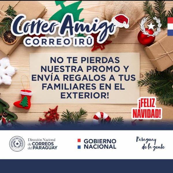 Por las fiestas, Dinacopa con tarifas diferenciales para envíos a cualquier parte del mundo | .::Agencia IP::.
