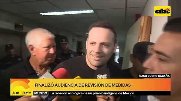 Finalizó audiencia de revisión de medidas - ABC Noticias - ABC Color