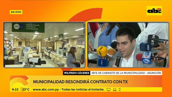 “La municipalidad necesita recaudar” - ABC Noticias - ABC Color