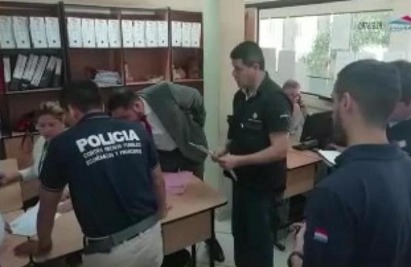 Sorpresivo allanamiento en Aduanas de Mariano Roque Alonso - SNT