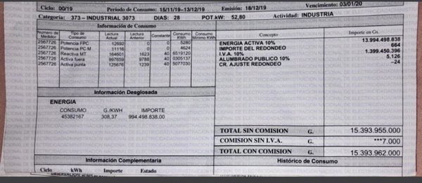 Un error de la ANDE de G. 15.390 millones | Noticias Paraguay