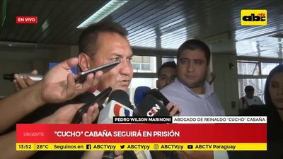 Cucho Cabaña seguirá en prisión - ABC Noticias - ABC Color